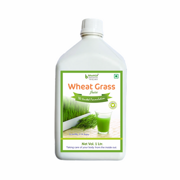 Bhumija Lifesciences Wheatgrass Juice With No added Sugar 1 Ltr